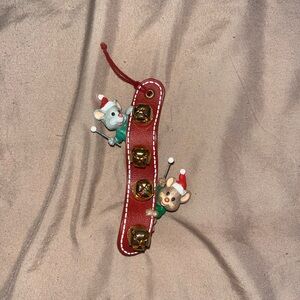 1994 Hallmark Jingle Bell Band Christmas Ornament | Mice & Sleigh Bells | No Box